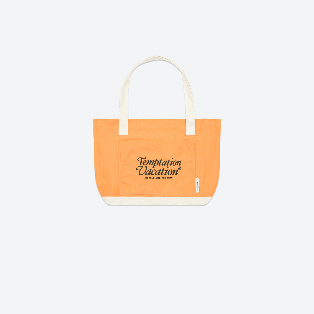 Resort Market Tote - Apricot / Cream – Temptation Vacation 1994