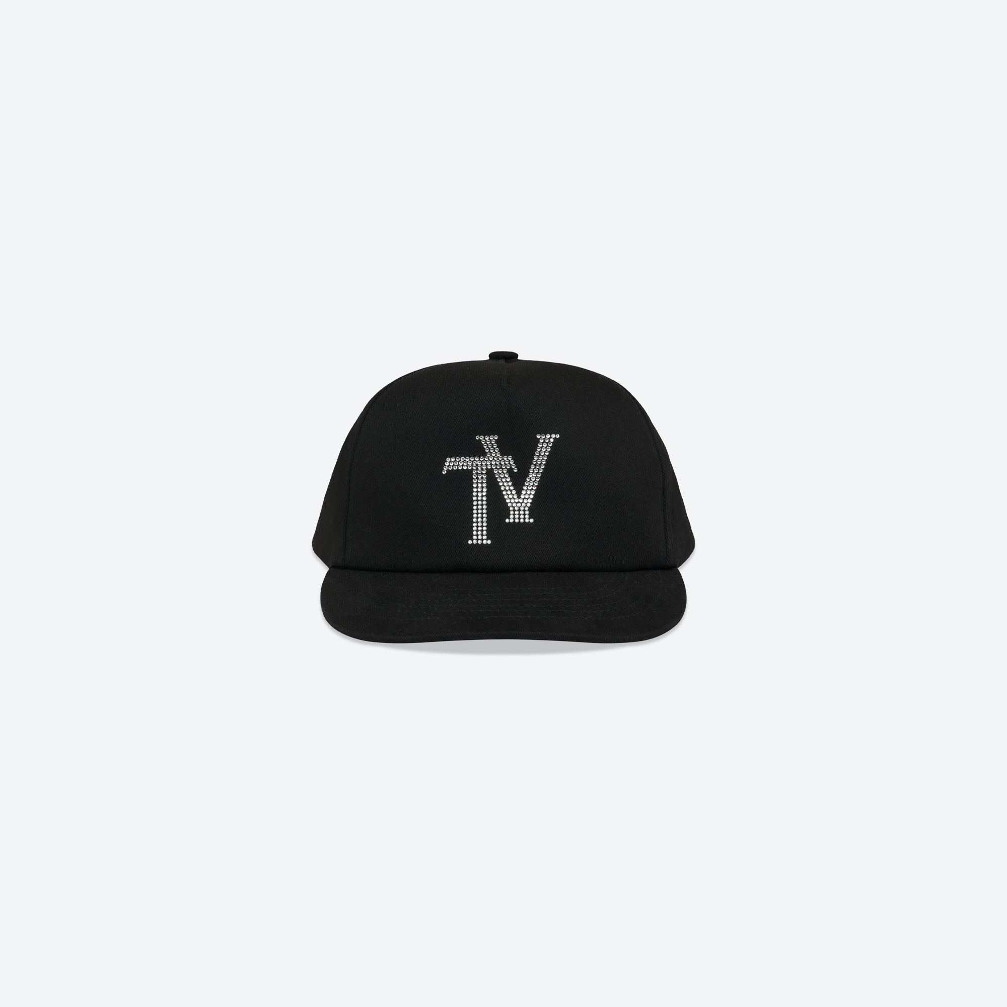 Rhinestone Cap - Noir