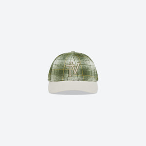 Monogram League Cap - Plaid